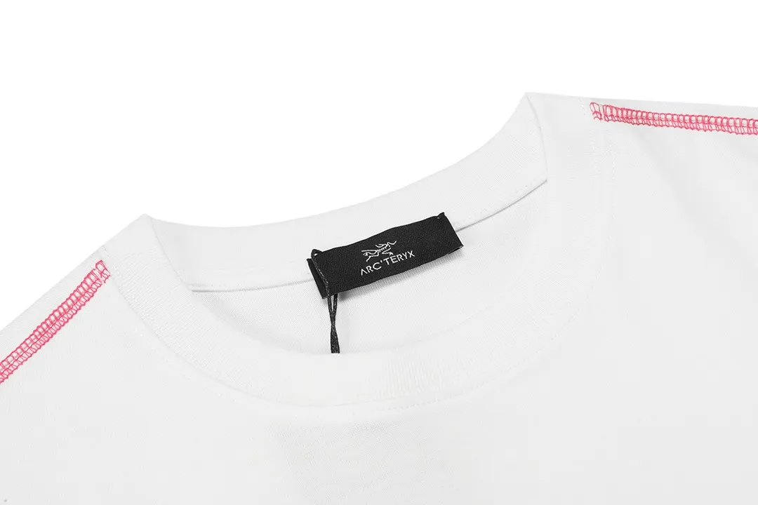 ARC TERYX 2025New Arrival logo Same Style t 100％ 32 ：White Size：XS S M L